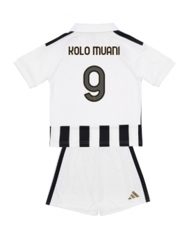 Juventus Randal Kolo Muani #9 Maglia Gara Casa Repliche 2026-27 Bambino Maniche Corte Juventus Randal Kolo Muani #9 Maglia Gara Casa Repliche 2026-27 Bambino Maniche Corte